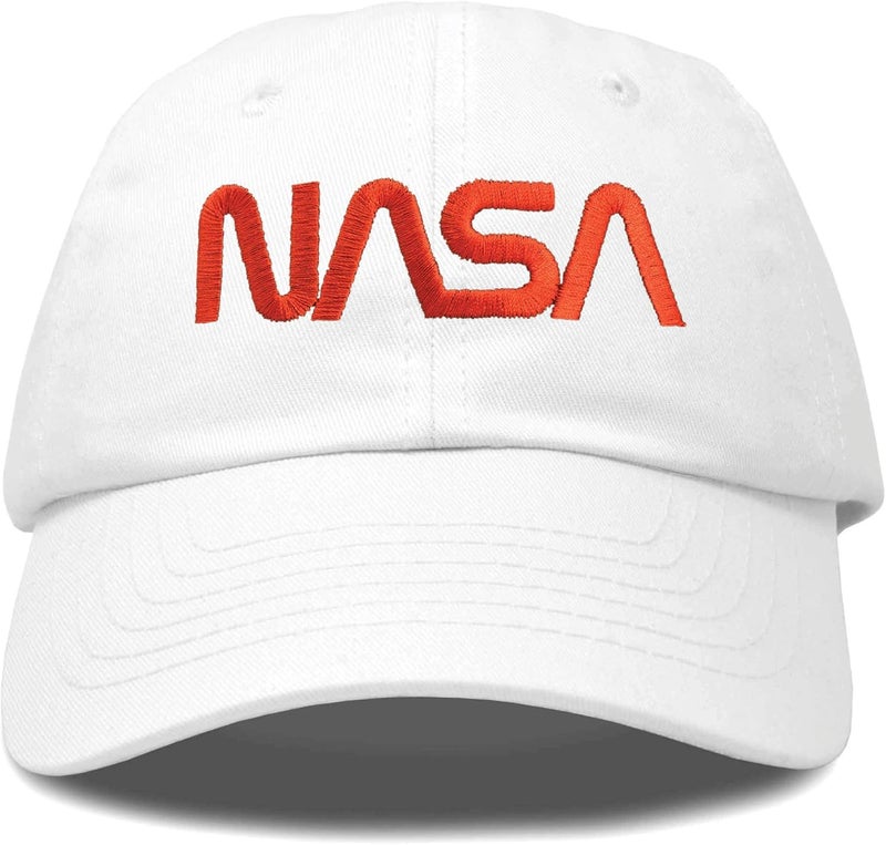 DALIX NASA Embroidered Mens Womens Cotton Dad Hat Baseball Cap Adjustable - Image 1